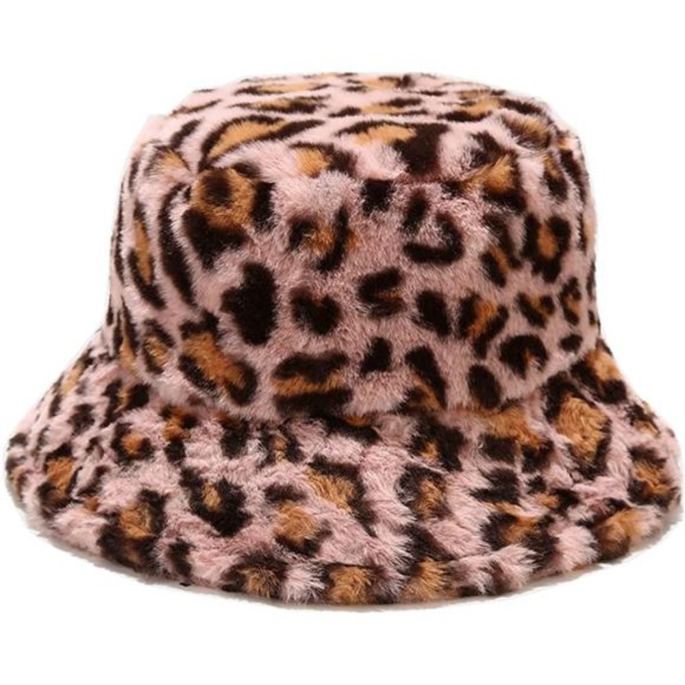 Women's Winter Faux Fur Fuzzy Warm Bucket Hat